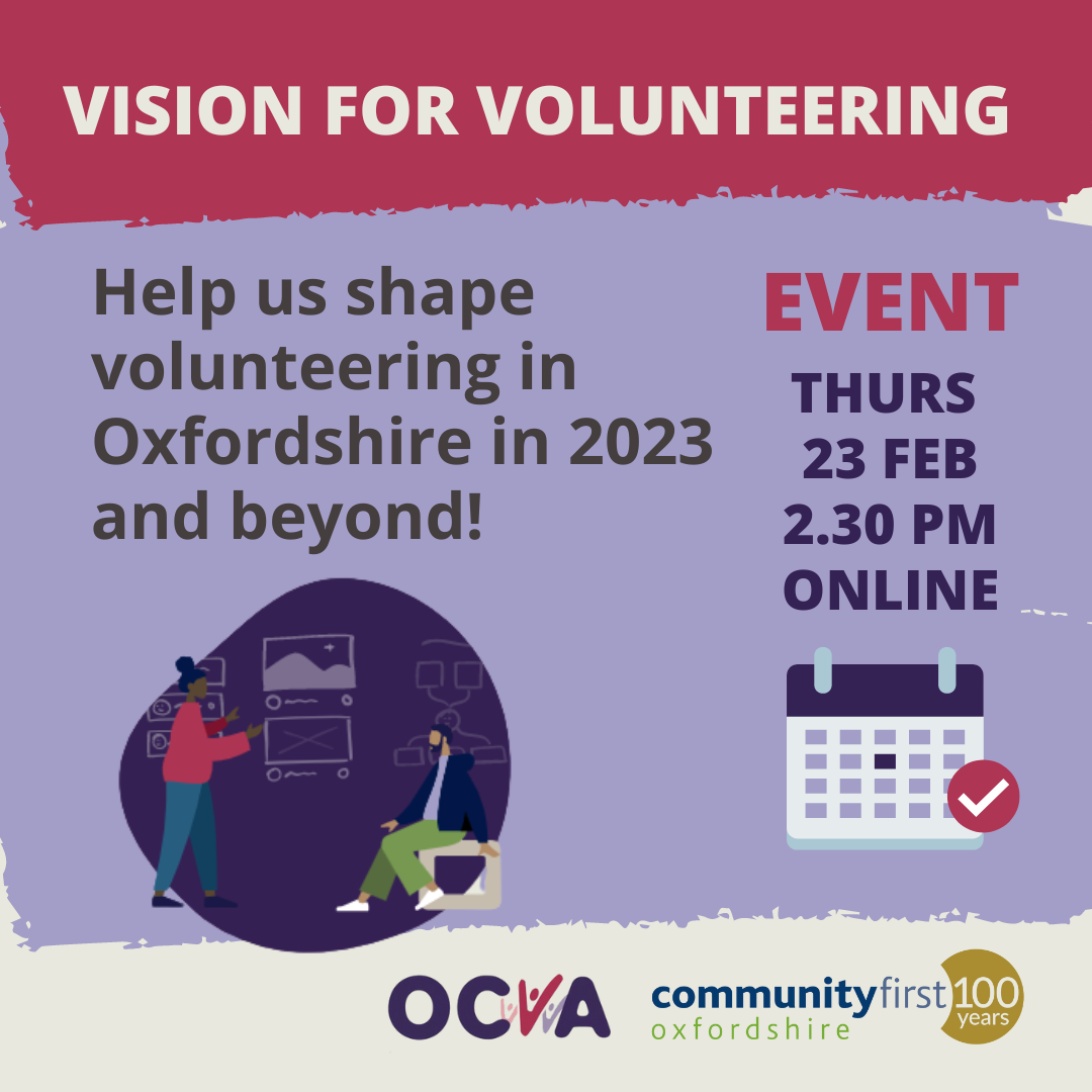 Vision for Volunteering next steps: contribute to the Vision in a group discussion on 23 February feature