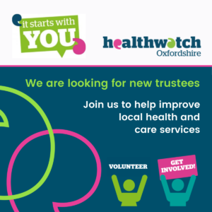 Become a Trustee for Healthwatch Oxfordshire feature