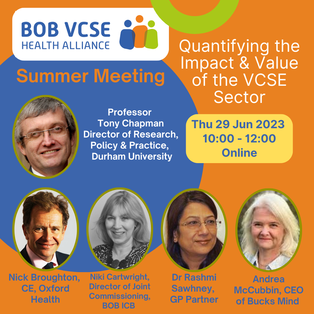 BOB VCSE Health Alliance Summer Meeting feature